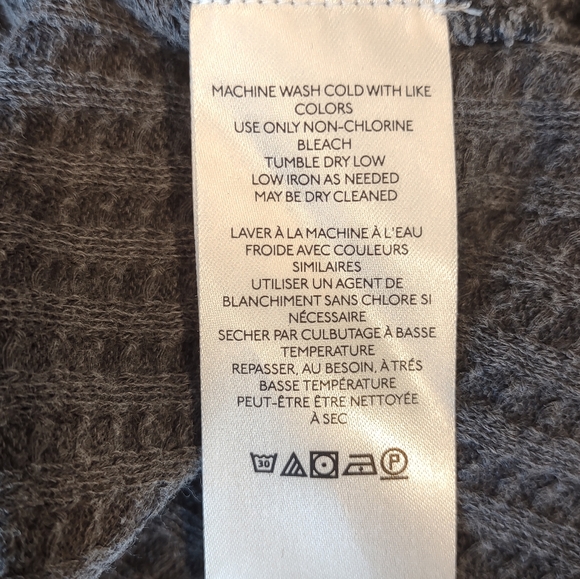 Free People Magic Thermal Top - Faded Black - XL - NWT - Picture 6 of 14